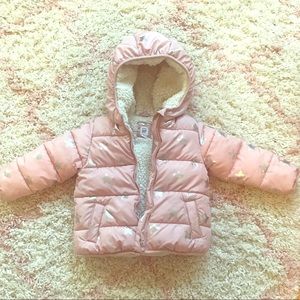 GAP Toddler Sherpa Puffer Coat